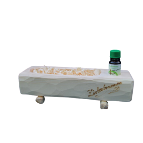 Fontaine + copeaux en pin + HE pin cembro 10ml