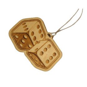 Diffuseur pour voiture "Dés" - 100% naturel et bio