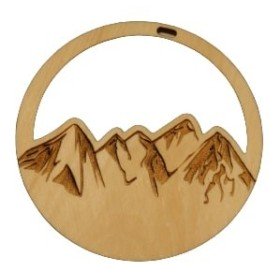 Diffuseur pour voiture "Montagne" - 100% naturel et bio