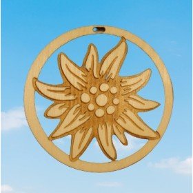 Diffuseur pour voiture "Edelweiss" - 100% naturel et bio