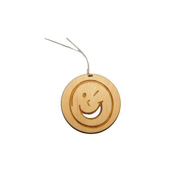 Diffuseur pour voiture "Smiley" - 100% naturel et bio