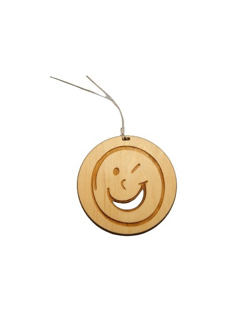 Diffuseur pour voiture "Smiley" - 100% naturel et bio