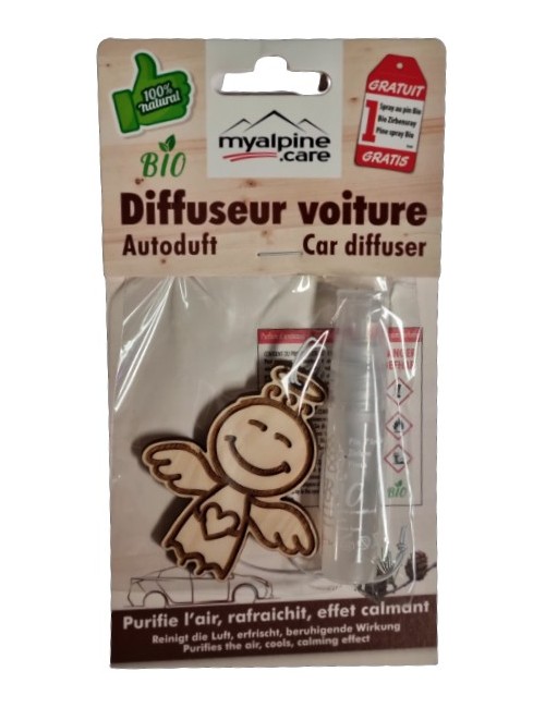 Diffuseur pour voiture "Ange" - 100% naturel et bio