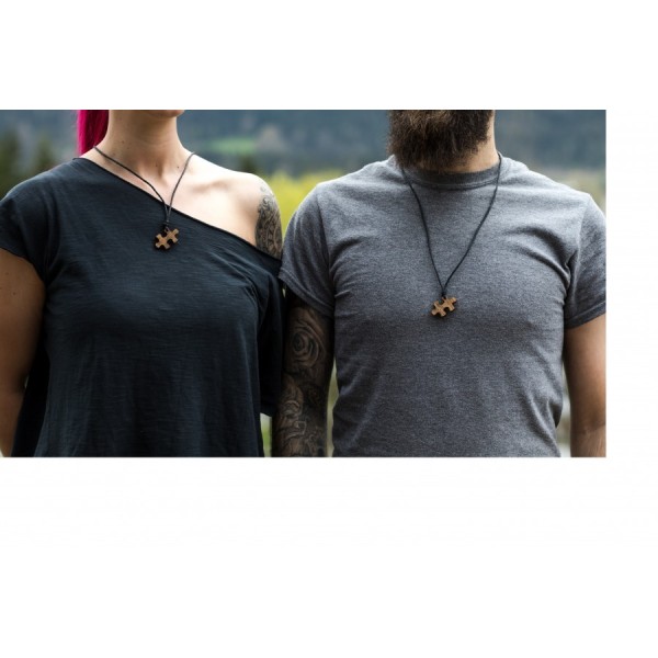 Collier "Puzzle" pour les amoureux