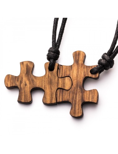 Collier  "Puzzle" pour les amoureux