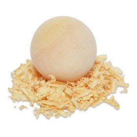 Kugel aus Kiefernholz für Karaffe