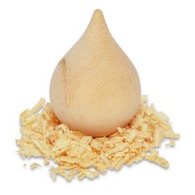 Wassertropfen aus Kiefernholz für eine Karaffe