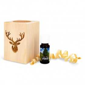 Interior diffuser in pine deer pattern