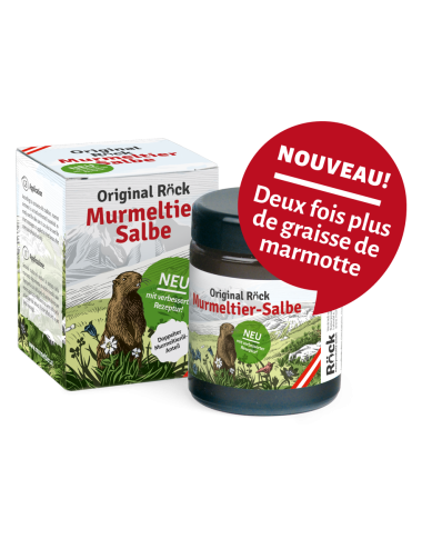 Pommade de Marmotte Avec une double teneur en huile de marmotte100ml