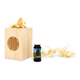 Diffuseur intérieur en pin motif "Fleur de vie"