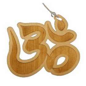 Indischer "Om" Auto Diffusor - 100% natürlich und biologisch