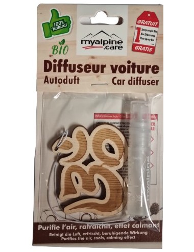 Diffuseur pour voiture " Om" indien - 100% naturel et bio