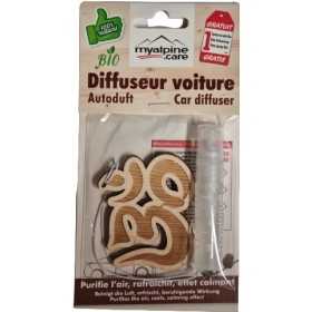 Diffuseur pour voiture " Om" indien - 100% naturel et bio