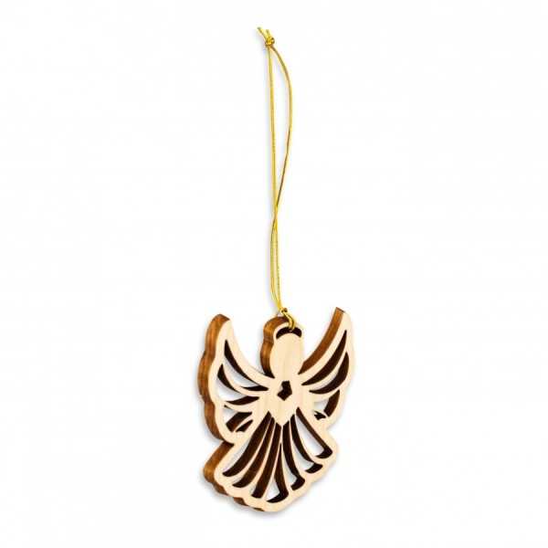 Christbaumschmuck aus Zirbe Engel