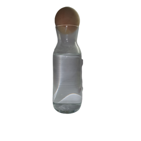 Karaffe mit Kugel aus Zirbelkiefer