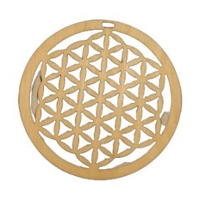 Diffuseur pour voiture Fleur de vie - 100% naturel et bio