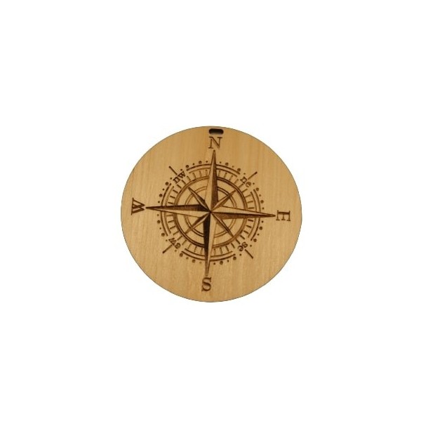 Diffuseur pour voiture Boussole - 100% naturel et bio