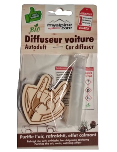 Diffuseur pour voiture Rock On - 100% naturel et bio