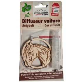 Diffuseur pour voiture Cheval - 100% naturel et bio
