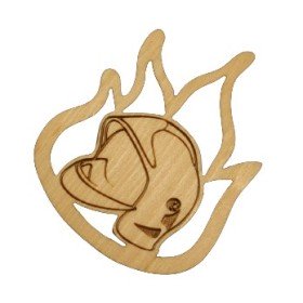 Diffuseur pour voiture Casque de pompier F1 - 100% naturel et bio