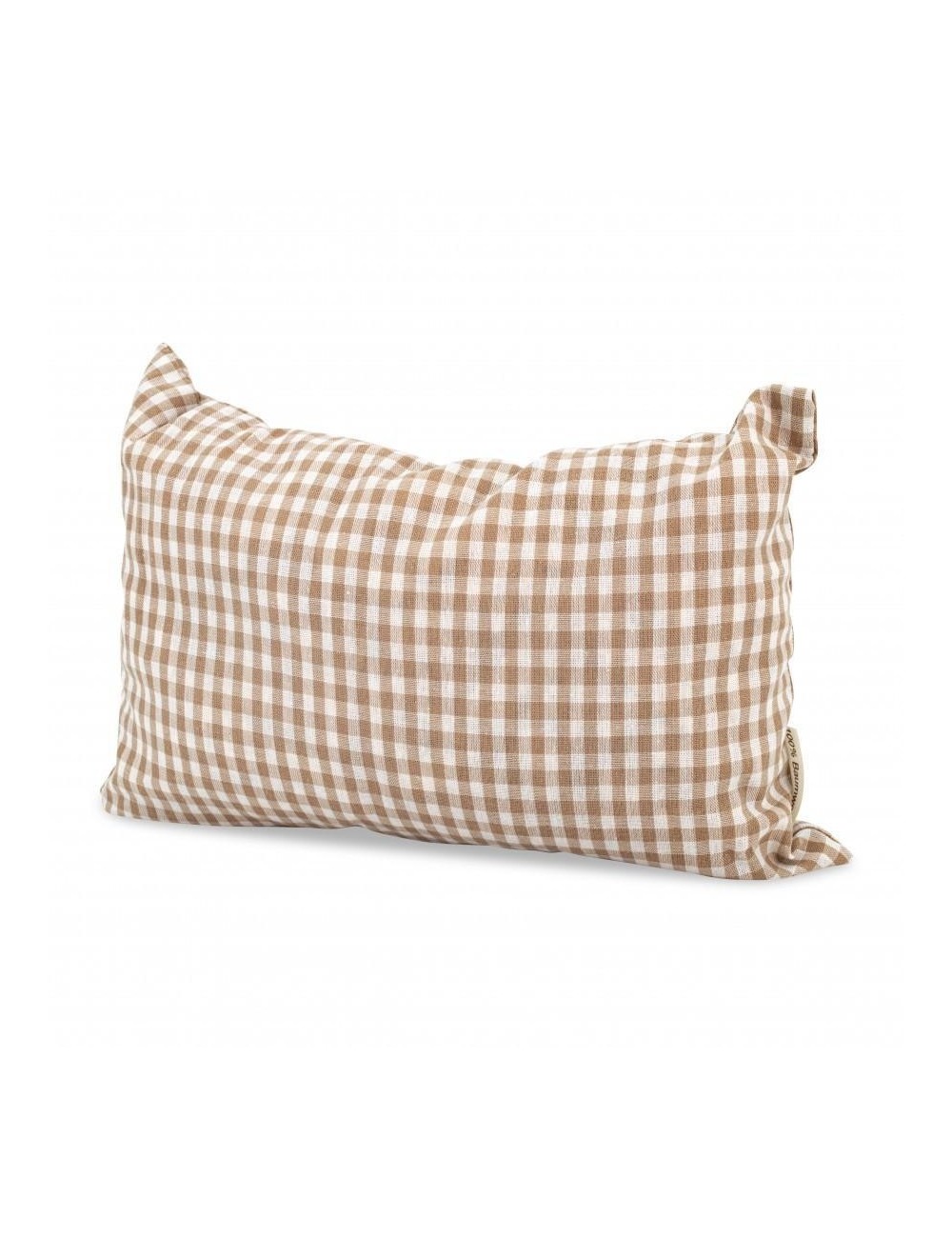 Coussin écorce de pin Beige/blanc 20x30cm