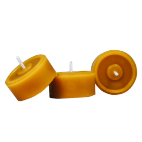 Bougies chauffe-plat en cire d'abeille Classique 1 pièce