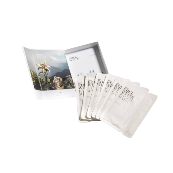 Siin Edelweiss siin Box-Anti-Pollution Vlies Gesichtsmasken "White Princess", 6 Stk.