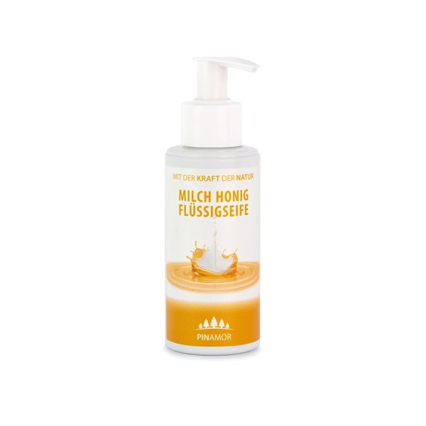 Bio-Flüssigseife Milch und Alpenhonig 140 ml Sanftheit der Alpen