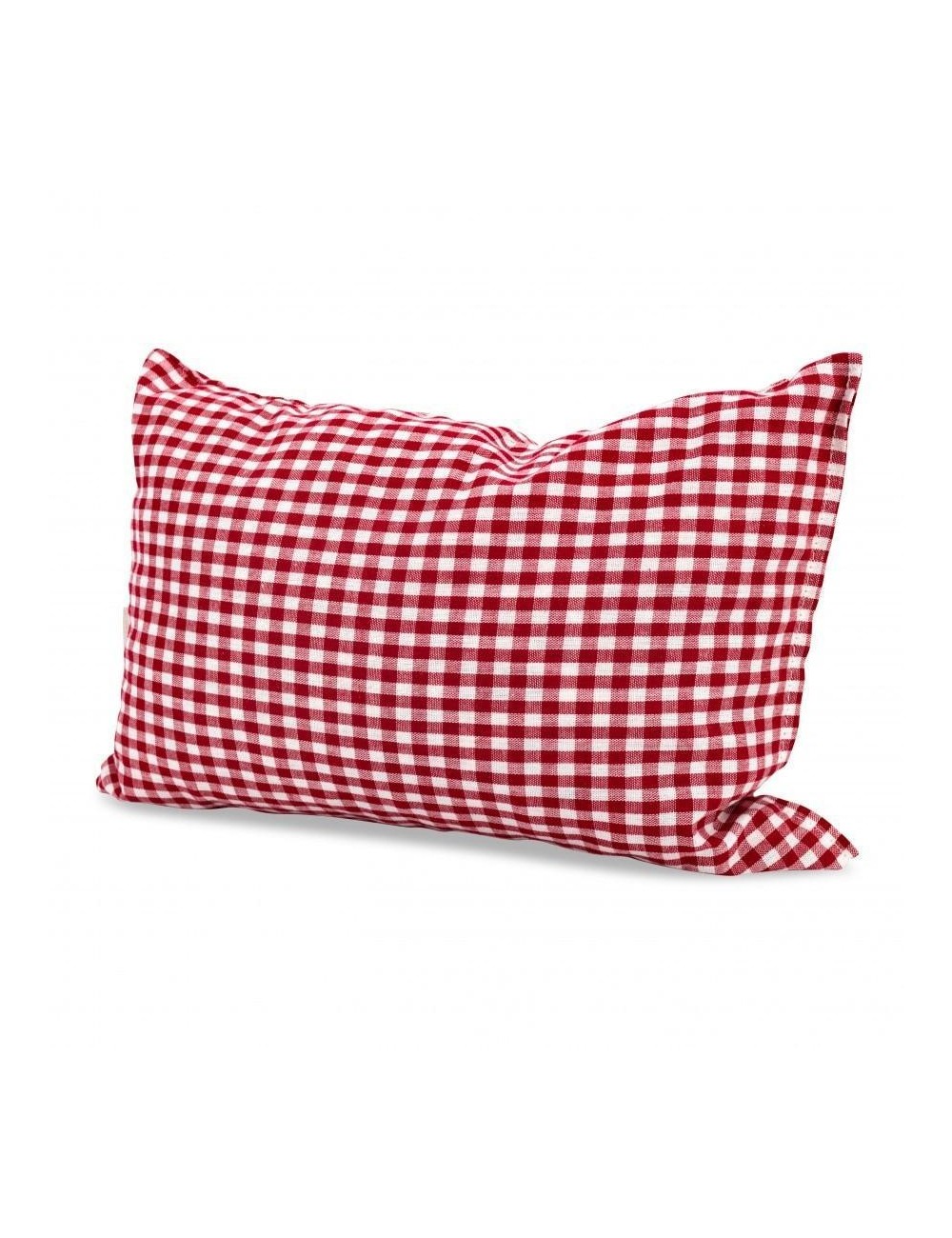 Coussin écorce pin Rouge/blanc 20x30cm