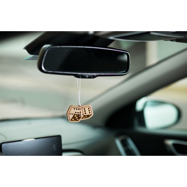 Diffuseur pour voiture "Dés" - 100- naturel et bio