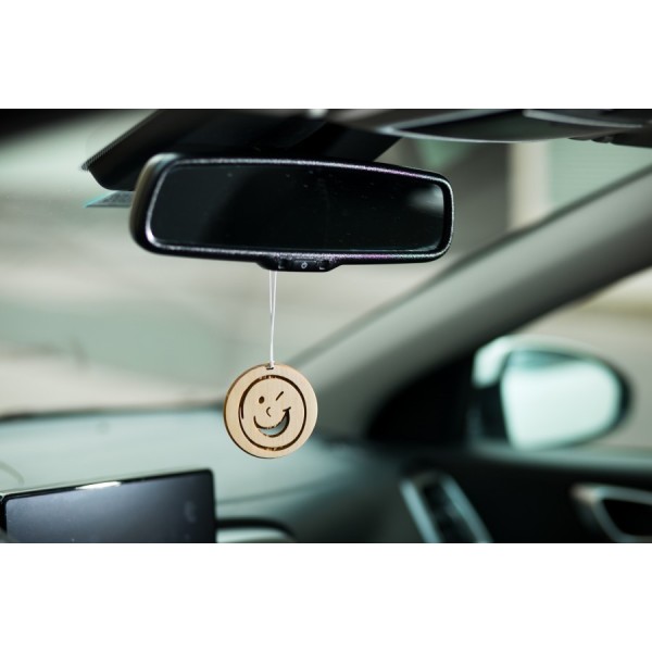 Diffuseur pour voiture "Smiley" - 100- naturel et bio