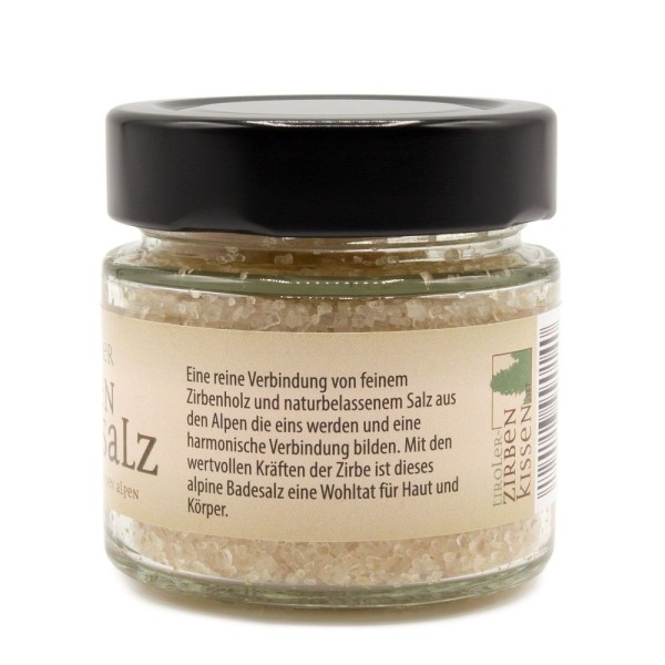 Zirbenkiefer Badesalz 120 g Alpenfrische
