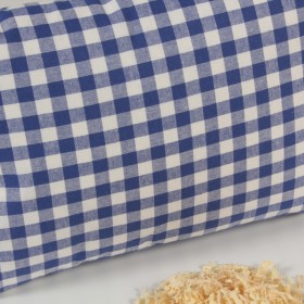 Coussin en Écorce de Pin Arolle Bleu-Blanc - 20x30 cm