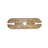 Support Bouteille en Bois de Pin Arolle "Allemand" - Présentoir à Vin