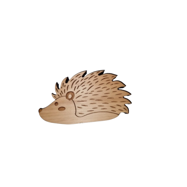 Hérisson bois pin arolle grand modèle – Sculpture artisanale