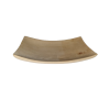 Zirben holzschale in rechteckiger Form