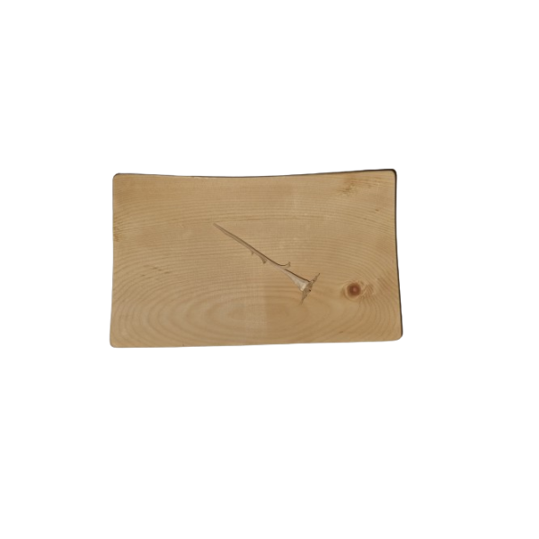 Plat en Pin Arolle Forme Rectangle