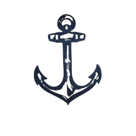 Ancre Bateau en MDF - Artisanat Naturel et Original