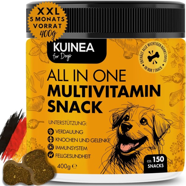 Snacks multivitamines KUINEA pour chiens – 150 friandises