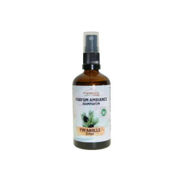 Parfum d’ambiance bio pin d’arolle 100 ml fraîcheur alpine
