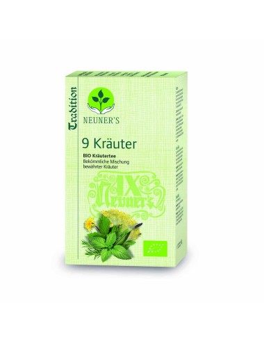 Neuner’s tisane BIO aux 9 herbes 20 sachets 2g