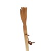 2-in-1-Rückenkratzer & Fußschemel aus alpinem Holz - 46 cm