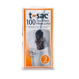 Filtres à thé en papier non blanchi – 100 sachets