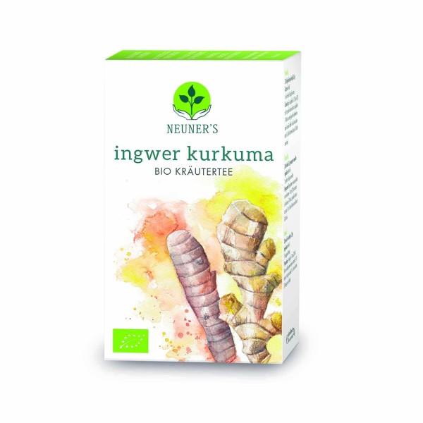 Neuner's tisane BIO Gingembre-curcuma 20 sachets 2g