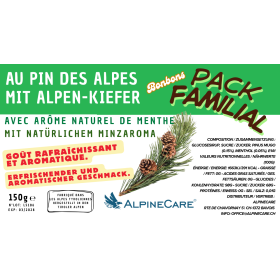 Alpenkiefer-Bonbons 150g - Familienformat | Alpinecare®