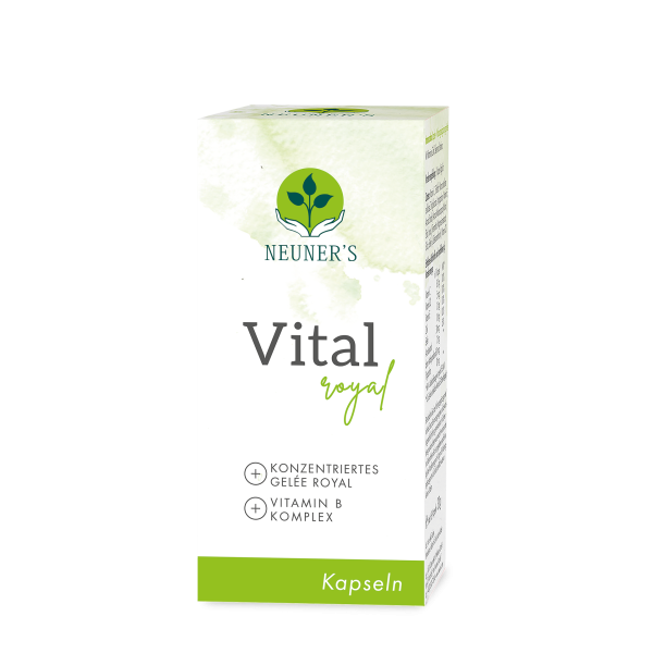 Vital Royal - B-Vitamin Ergänzung, Gelée Royale & Taurin | 60 Kapseln