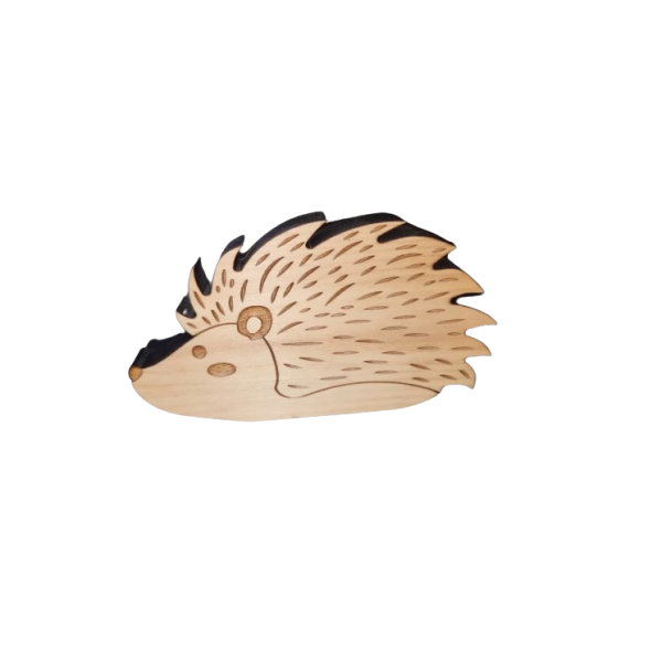 Hérisson bois pin arolle petit modèle – Sculpture artisanale