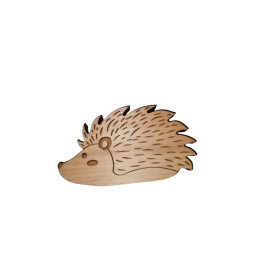 Hérisson bois pin arolle petit modèle – Sculpture artisanale