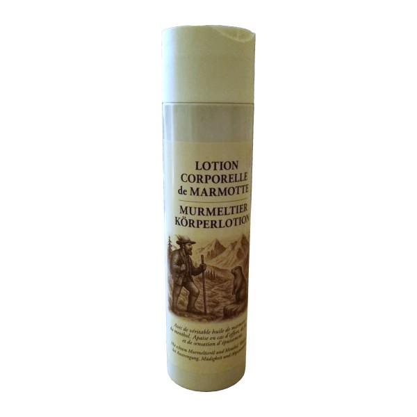 Lotion corporelle de marmotte – Recette ancestrale 250 ml